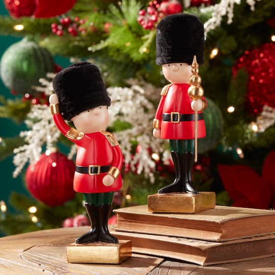 Holiday Nutcracker Soldier Figurine Set